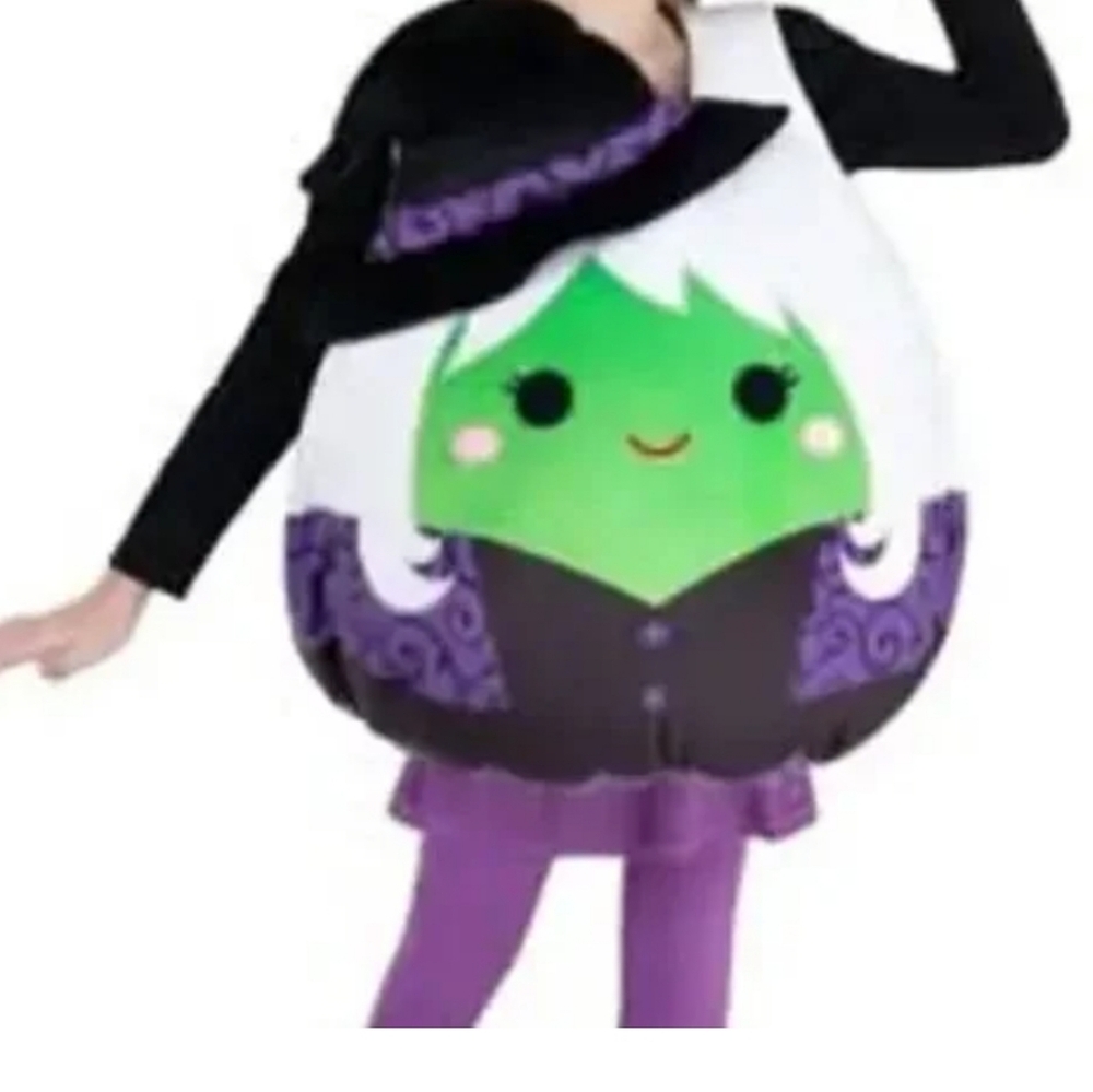 NEW Original Squishmallows Maraposa Kids Green and Purple Costume OS Kids
